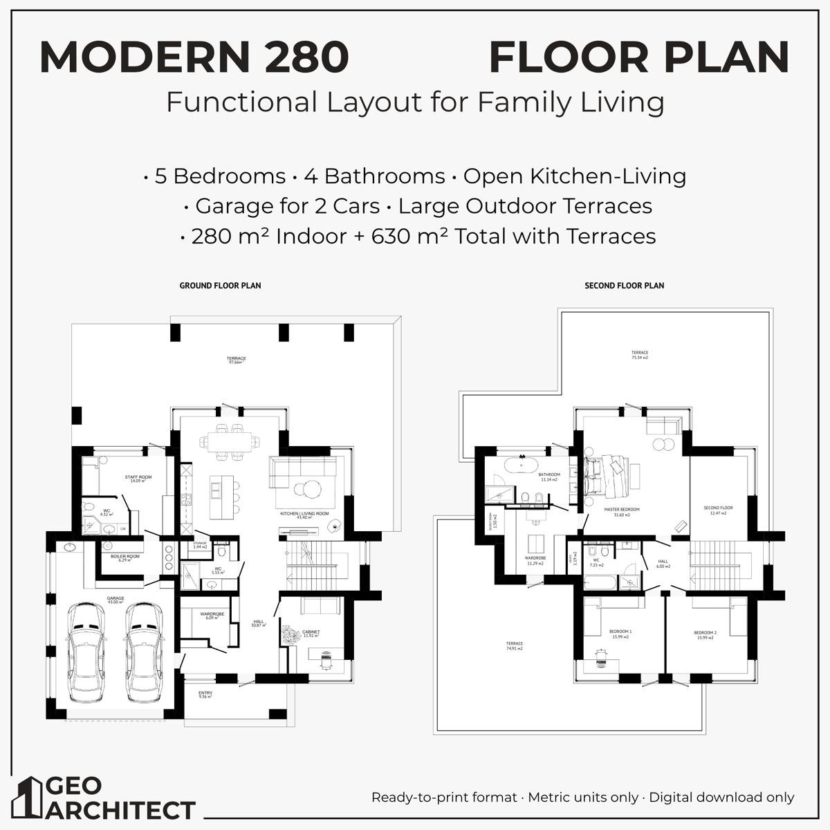 Modern 280 drawing sheet 1