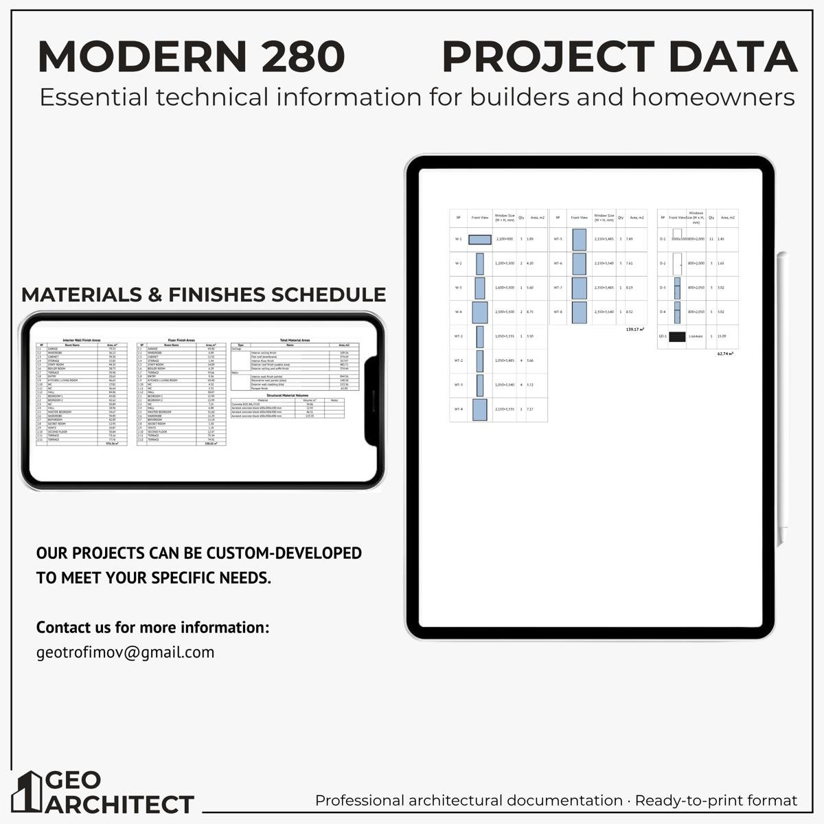 Modern 280 drawing sheet 5