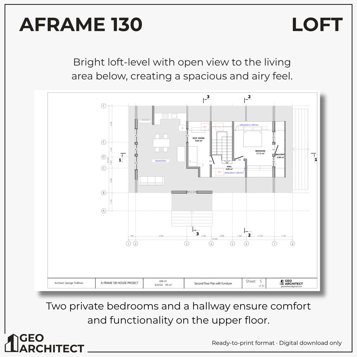 A-Frame 130 drawing sheet 2