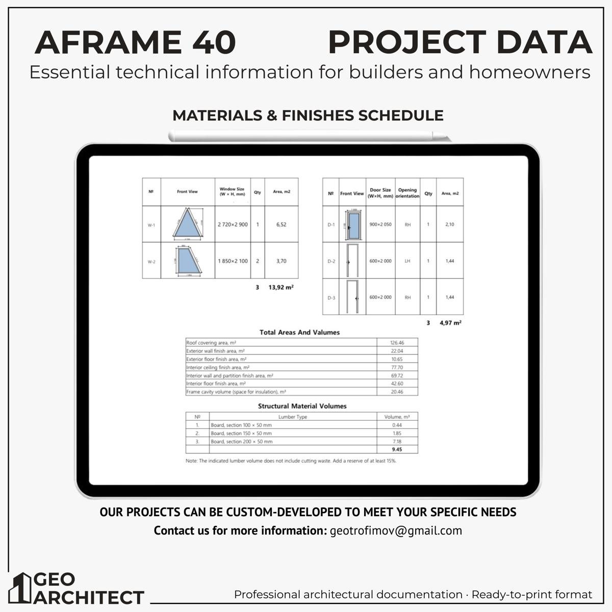 A-Frame 40 drawing sheet 7