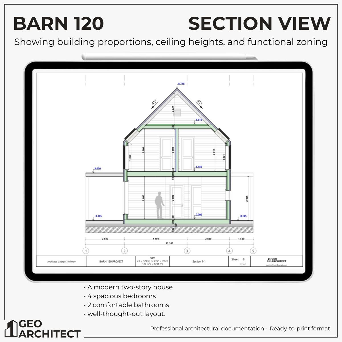 Barn 120 drawing sheet 6