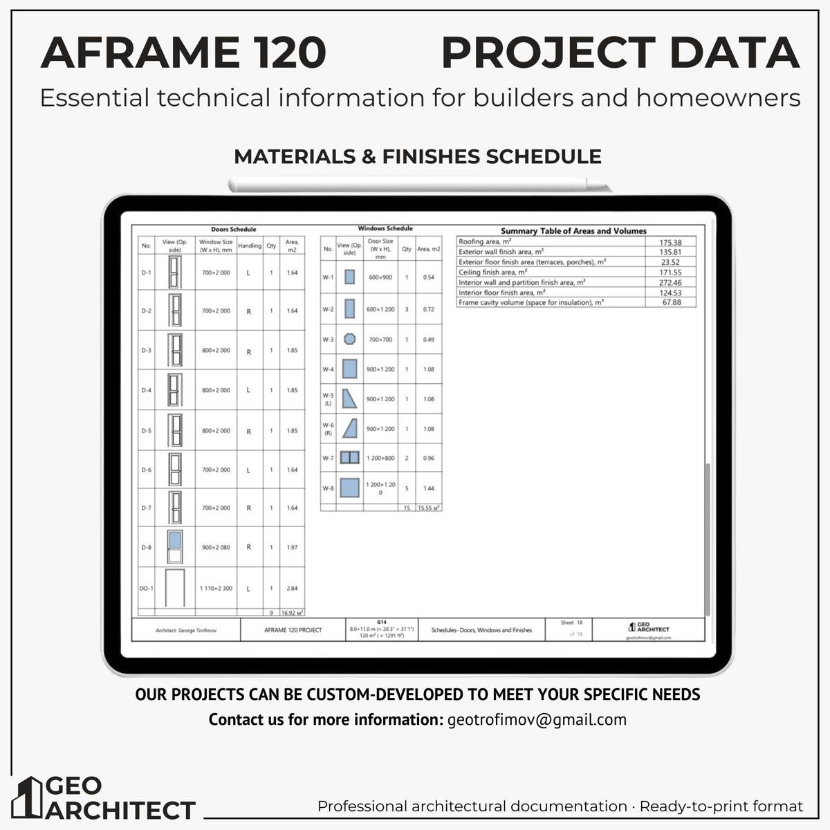 A-Frame 120 drawing sheet 7