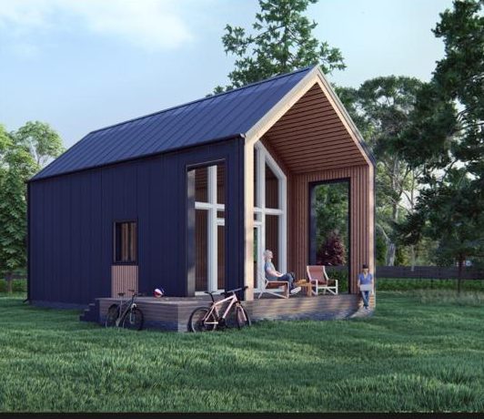 Barn 50 house plan render