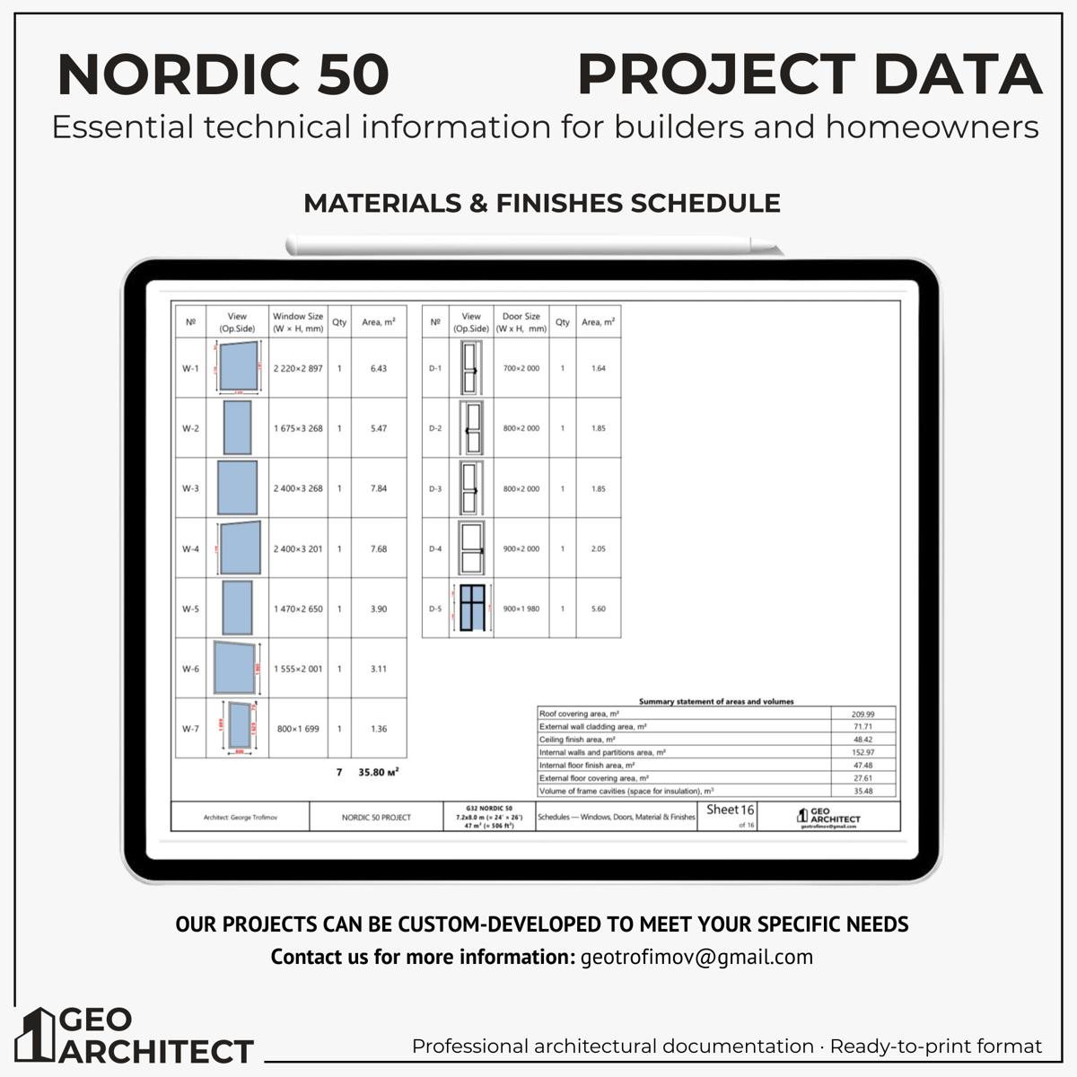 Nordic 50 drawing sheet 6