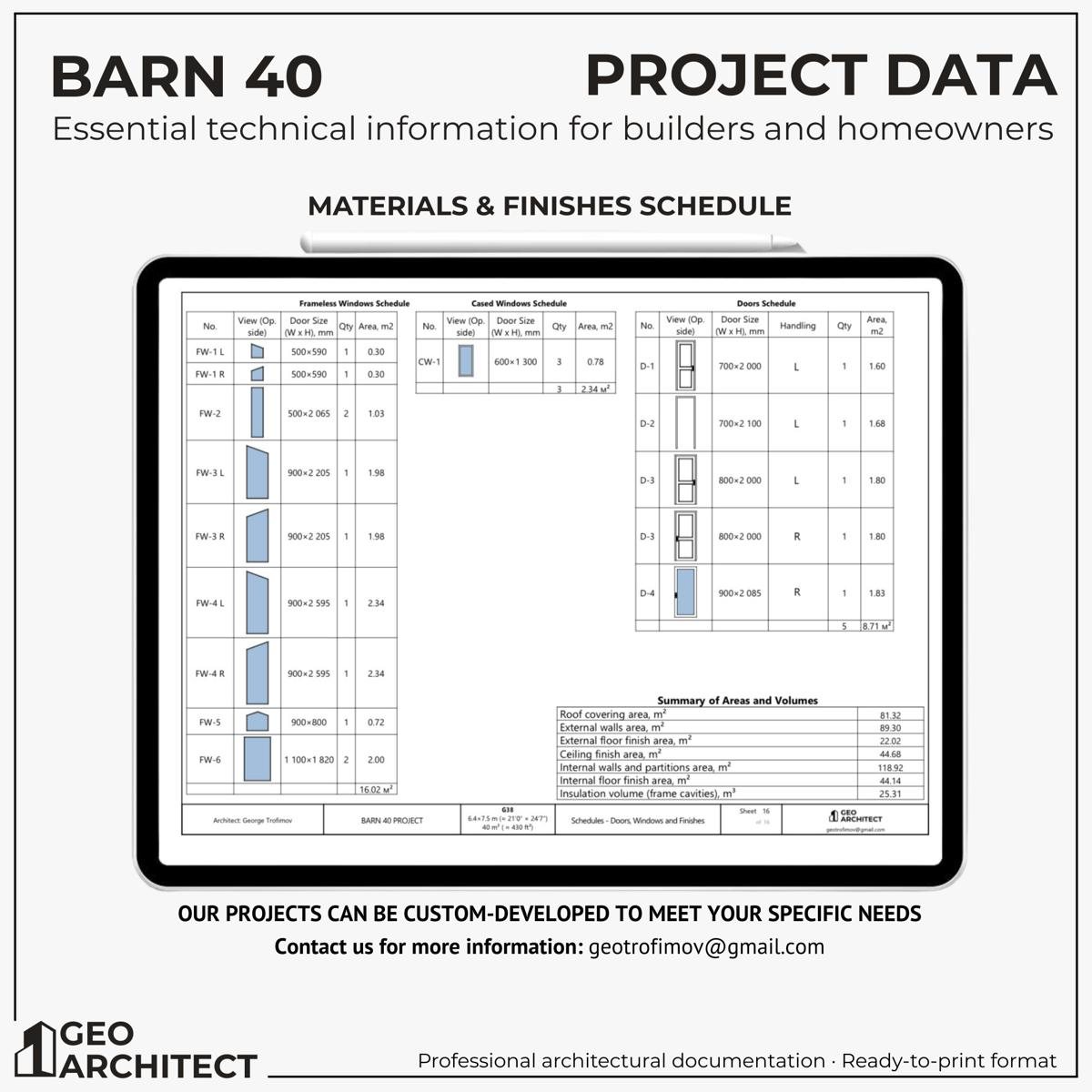 Barn 40 drawing sheet 6