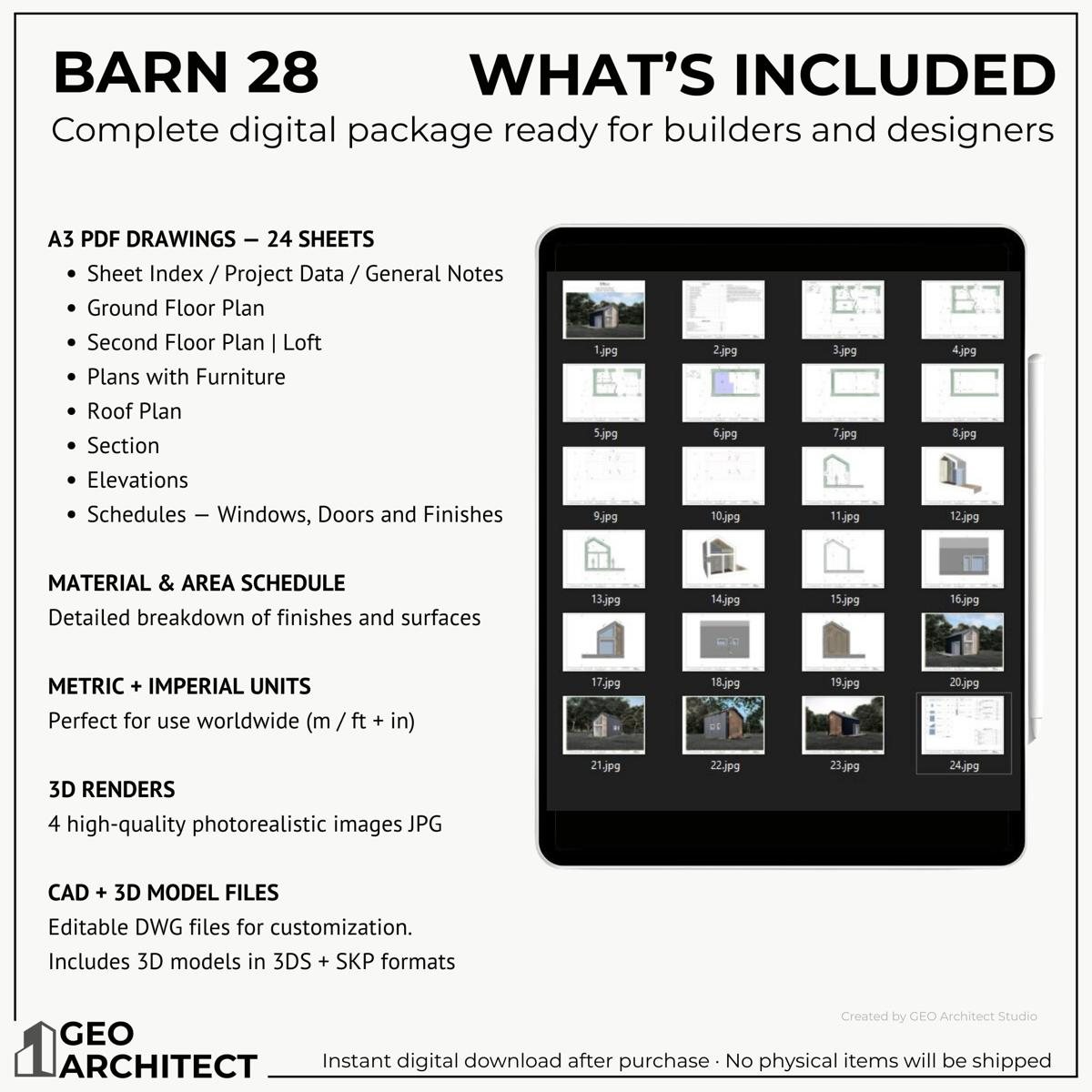 Barn 28 drawing sheet 4