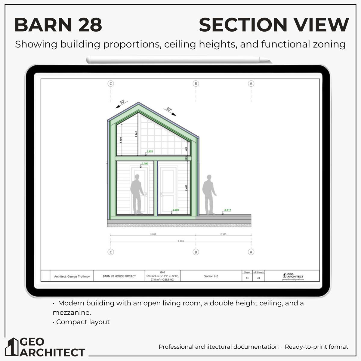 Barn 28 drawing sheet 6