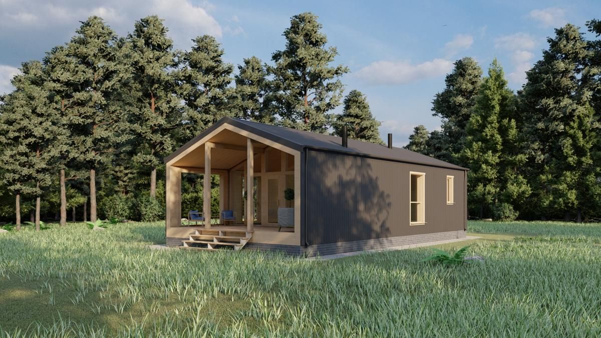 Barn 53 house plan render