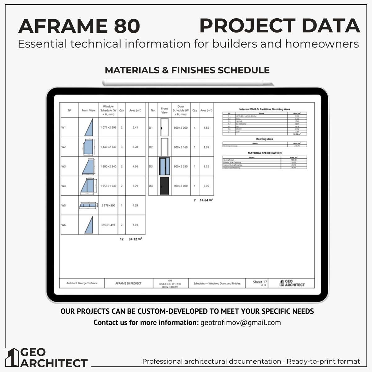 A-Frame 80 drawing sheet 7