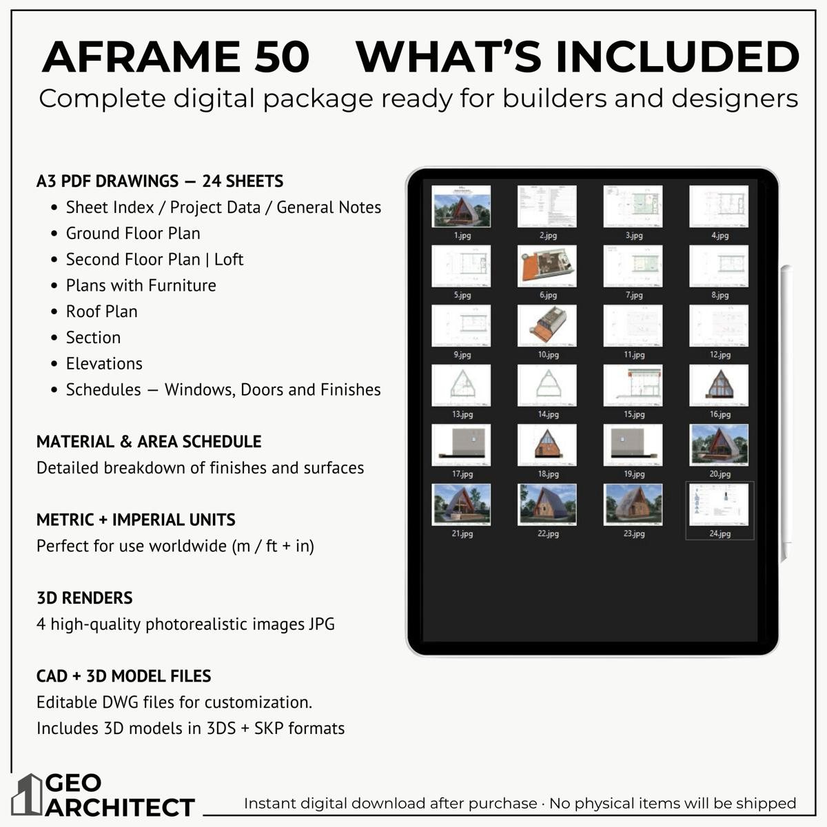 A-Frame 50 drawing sheet 4