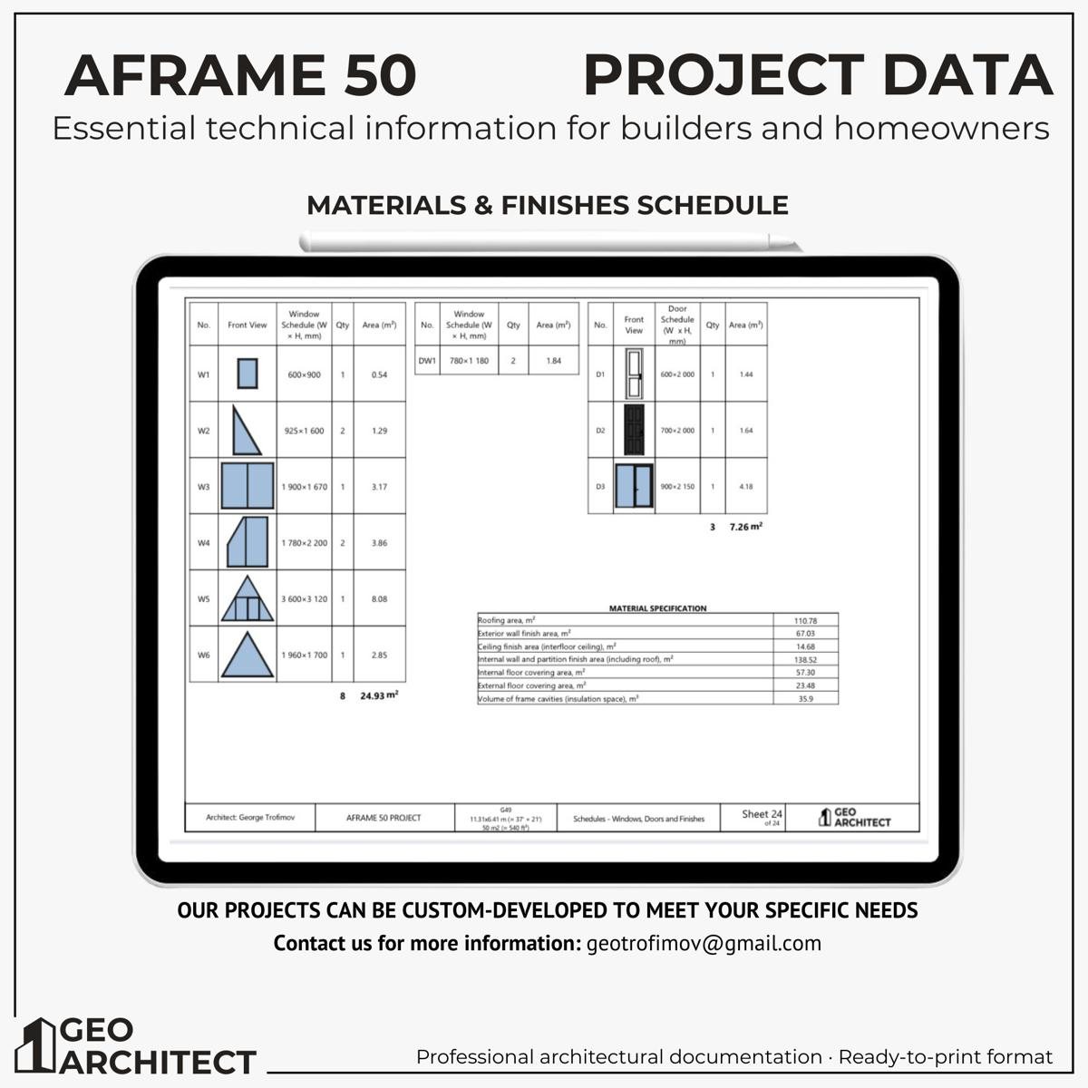 A-Frame 50 drawing sheet 7